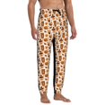 thumbnail image 4 of Kdxio Pumpkin Witch Hat Coffee Pattern Joggers,Sweatpants for Men with Pockets-Medium, 4 of 5