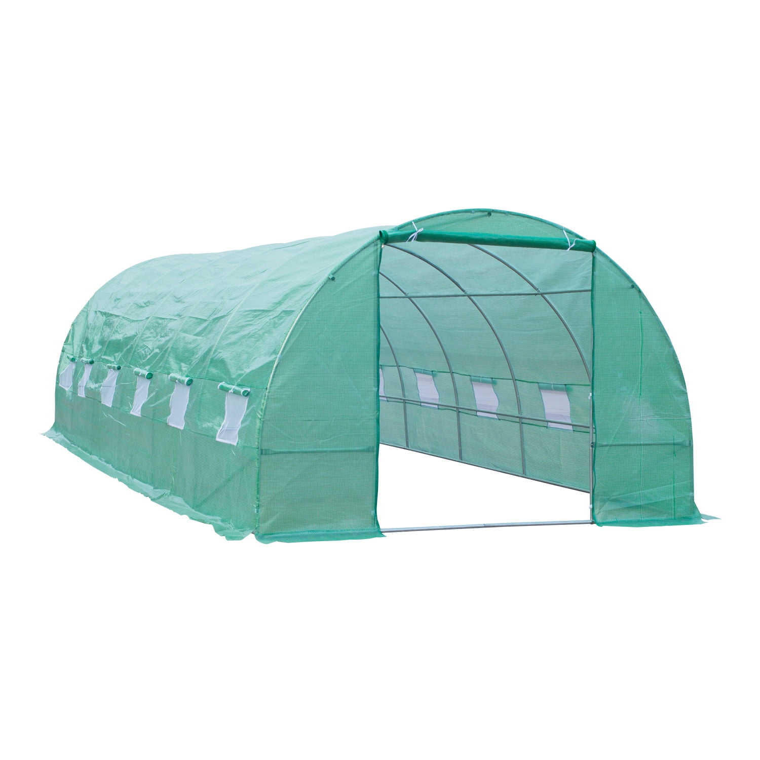 Outsunny 26' x 10' x 7' Outdoor Portable WalkIn Tunnel Greenhouse with