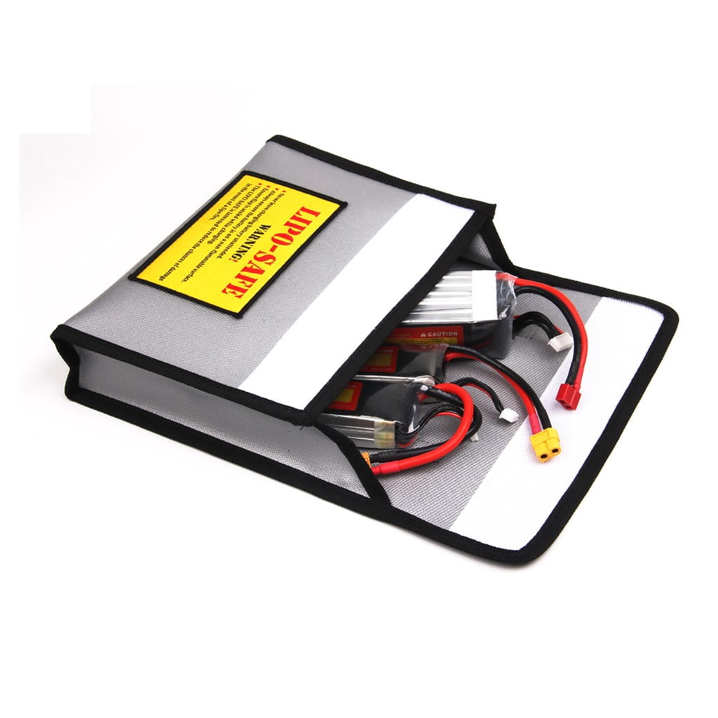 Protective LiPo Battery Explosion Proof Fireproof Guard Safe Bag 215x165x45mm Gifts foe Kids Clearance Sale