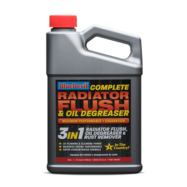 Blue Devil Radiator Flush & Oil Degreaser (32 oz)