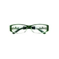 thumbnail image 3 of Eyebogo Kaylee Women Rectangular Reading Glasses, Green, +2.25, 3 of 7