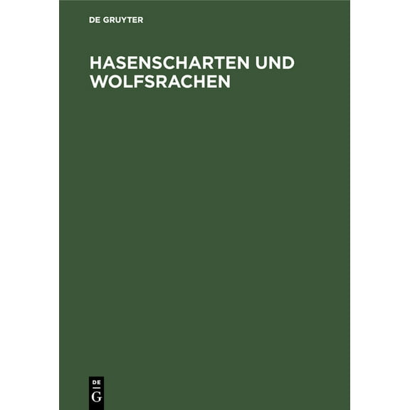 Hasenscharten und Wolfsrachen, (Hardcover)