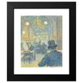 thumbnail image 2 of Louis Hayet 15x18 Black Modern Framed Museum Art Print Titled - At the Coffee Shop, 2 of 5