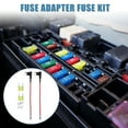 thumbnail image 2 of Unique Bargains 2 Set 32V Unversial Mini Fuse Adapter Tap Fuse Kit with 20A Blade Style Fuses for Cars Boats, 2 of 6