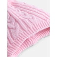 thumbnail image 4 of Wonder Nation Baby Boys or Girls Pom Pom Beanie and Mittens Set, 2 Piece, One Size, 4 of 4