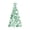 Green, variant on Vinyl Wall Art Decal - Circles and Stars Christmas Tree - 36" x 20" - Seasonal Holiday Decor Sticker - Indoor Outdoor Home Office Wall Door Window Bedroom Workplace Decals (36" x 20", Green)
