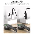 thumbnail image 3 of Cargador Bicmice 2 en 1 USB C/A para Samsung Galaxy Watch, 3 of 5