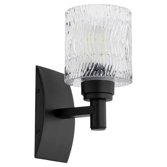 5184-1-69 Quorum Lighting Stadium - 1 Light Wall Mount-Noir Finish