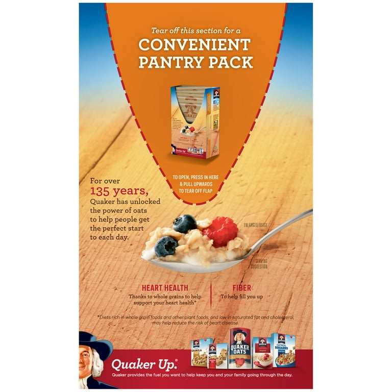 Quaker Instant Oatmeal, Pumpkin Spice Flavor, 100% Whole