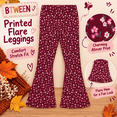 thumbnail image 5 of BTWEEN Girls 2-Piece Bow Back Top and Flare Leggings Set, Rhododendron, Size 10, 5 of 7