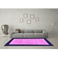 thumbnail image 3 of Ahgly Company Indoor Rectangle Oriental Purple Modern Area Rugs, 5' x 7', 3 of 4