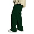 thumbnail image 3 of REDARER Boys Jogger Pants, Wide Leg Cargo Sweatpants with Elastic Waist for Kids, Athletic Casual Trousers,Size:13-14 Years, 3 of 9