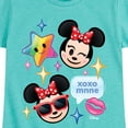 thumbnail image 3 of Disney Emoji - Minnie Assorted Emojis - Toddler And Youth Girls Short Sleeve Graphic T-Shirt, 3 of 5