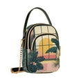 thumbnail image 7 of FORMRS Crossbody Bag for Women Quilted Travel Shoulder Cell Phone Purse with Chain Strap Handbag, Pink Sunset, 7 of 7