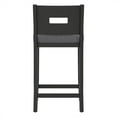 thumbnail image 3 of Hillsdale Furniture Allbritton Wood Counter Height Stool Antique Walnut, 3 of 12