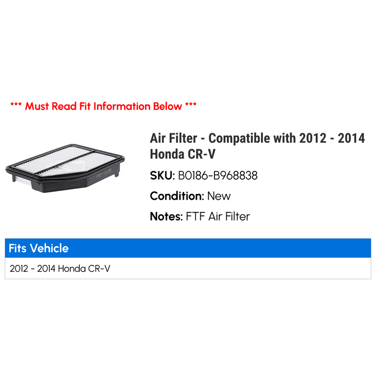 2013 honda crv 2024 cabin air filter