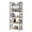 Gray, variant on EDX Bookcase, 4 Tier Book Shelf, Storage Shelf, Classic Modern Bookcase for CDs, Movies, Books, Industrial Bookcase for Home Office, Living Room, Kitchen, Bedroom, Rust Brown