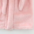 thumbnail image 4 of mgoYE Kids Toddler Cartoon Hooded Plush Robe Animal Pajamas Fleece Bathrobe Children Sleepwear(Pink,4-5 Years), 4 of 5