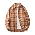 thumbnail image 2 of COSFO Casual Men's T-Shirts Long Sleeve Collared Button Tops Regular Pullover Polo T-Shirts, 2 of 7