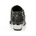 thumbnail image 6 of New Rock 7934-S2 Embossed Python Black Leather Buckle West Steel Heel Shoes Boot 40, 6 of 6