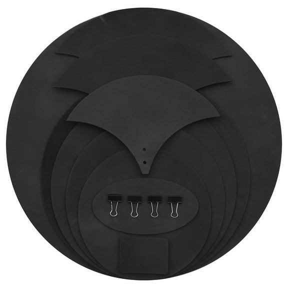 14Pcs/Set Rubber Foam Tambor Bass Snare Drum Sound Off Quiet Mute Practice Pad Set Musical Instrument Accessory,14x Cymbal Mutes Pads,black