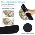 thumbnail image 5 of Floral Mouse Pad Set with Wrist Rest - Large Extended Desk Mat, Keyboard Pad & Coaster, Non-Slip Water-Resistant Surface, Ergonomic Support for Office & Gaming, 5 of 7
