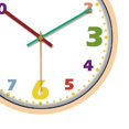 thumbnail image 4 of AMERTEER Wall Inch Silent Non Ticking Quality Battery Operated Wall Clocks  Read Numbers Classroom Kids, 4 of 6