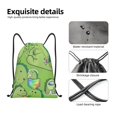 thumbnail image 4 of Pofeuu Moriah Elizabeth for Water-Resistant 210D Drawstring Bag Compact Foldable Design Gym Yoga Travel Essentials Lightweight Carryall-Medium, 4 of 6
