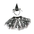 thumbnail image 3 of Disfraz de niña Salvador creativo con diadema y disfraz de Halloween plata, 3 of 10