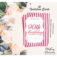 thumbnail image 5 of Darling Souvenir White Birthday Invitation Card Printable Elegant Fill or Write In Blank Party Invites 28 Pcs 5 x 7 Inches, 5 of 5