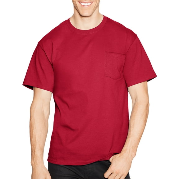 Hanes Men's Short Sleeve Pocket Tee Value Pack (2-pack)
