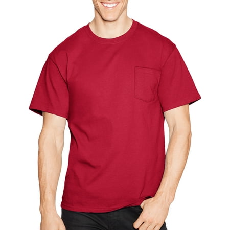 Hanes Men's Short Sleeve Pocket Tee Value Pack (Best Value Mens Shirts)