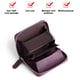 thumbnail image 3 of Cartera para tarjetas de crédito Laklulu con 12 ranuras + 2 ranuras para efectivo Estuche para tarjetas con cremallera de cuero PU suave, 3 of 5