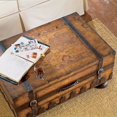 thumbnail image 2 of Butler Specialty Heritage Rectangular Wood Trunk Cocktail Coffee Table, 2 of 7