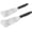 Large & Small, variant on Fish Spatula Stainless Steel, Slotted Turner with Handle and Curved , Metal Spatula for Cast Iron Skillet, Kitchen Cooking Flipper for Fish, Egg and Burger, 11.7 Inch