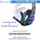 thumbnail image 4 of Auriculares para juegos PS4 con micrófono, el más nuevo sonido estéreo de graves profundos Auriculares sobre la oreja con luz LED de aislamiento de ruido para PC Laptop Tablet Mac WD.WDQZL Hogar, 4 of 7