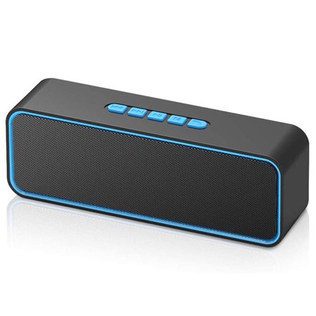 Portable Bluetooth Speaker, TWS Bluetooth 5.0 Wireless Speaker with 3D  Stereo Hi-Fi Bass,Built-in 1500 MAh Battery 