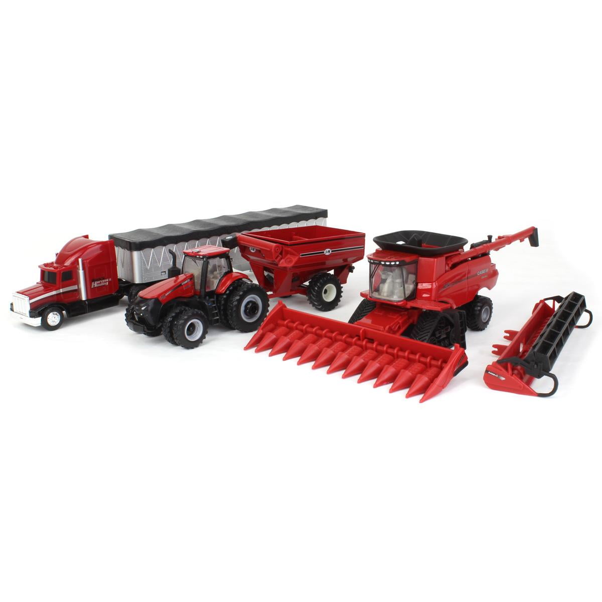 カーペンターセット ERTL 1/64 Agco 4 Piece Harvesting Set, Diecast Farm Toys