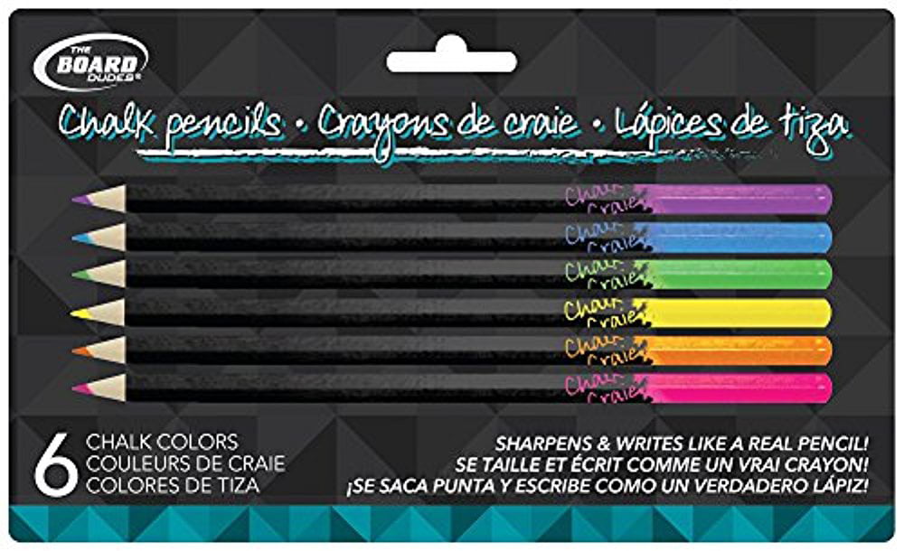 Board Dudes Chalk Pencils 6 count
