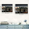 thumbnail image 6 of ONETECH Black and White Brooklyn Bridge Canvas Wall Art New York City Picture Print Skyline Painting on Canvas Modern Home Office Wall Decoration Ready to Hang 20x16inch, 6 of 6