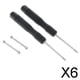 thumbnail image 1 of Paquete de 4-6 correas de 26mm para reloj, conexión de varilla para oreja, conector de correa, varilla plateada 6 piezas, 1 of 8