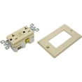 thumbnail image 5 of Salida GFCI Leviton de 20 amperios, autocomprobación, no es resistente a manipulaciones, color marfil, 5 of 5