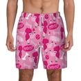 thumbnail image 3 of Uemuo Poodle Dog Pattern Mens Swim Trunks Quick Dry Board Shorts with Mesh Lining, Stretch Beach Shorts Quick Dry No-Chafing Board Shorts-Medium, 3 of 9