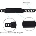 thumbnail image 3 of Correas universales para pedales de bicicleta estática, correas largas ajustables de goma para bicicleta estacionaria compatibles con la mayoría de los pedales de bicicleta estática JFHHH pequeña, 3 of 5