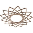 thumbnail image 2 of 22"OD x 8 1/2"ID x 3/8"T Eleanor Wood Fretwork Pierced Ceiling Medallion, Wood (Paint Grade), 2 of 3