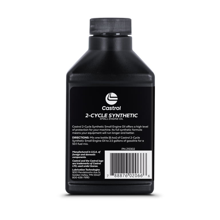 Castrol 2 Cycle Full Synthetic Oil – Small Engine Formula – 50:1