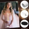 thumbnail image 2 of Candle Holders Bulk Taper Candlesticks Holders Set Modern Decorative Metal Candelabras for Wedding Anniversary Home Dinning Table Centerpiece Xmas Party Decor(Matte White,15 Pcs), 2 of 14