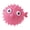 Pink, variant on Puffer Fish Water Toy, Blue Silicone Squirt Spray Toy for Pool and Bath, Stress Relief Fidget Squeeze Toy, Summer Aquatic Play
