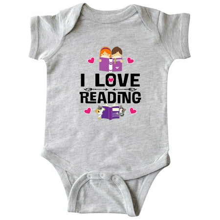 

Inktastic I Love Reading Gift Baby Girl Bodysuit