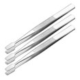 thumbnail image 1 of Shisuyan 3 Pcs Pinces à Tampon en Acier Inoxydable Pinces Portables Pinces de Précision pour Documents, 1 of 8